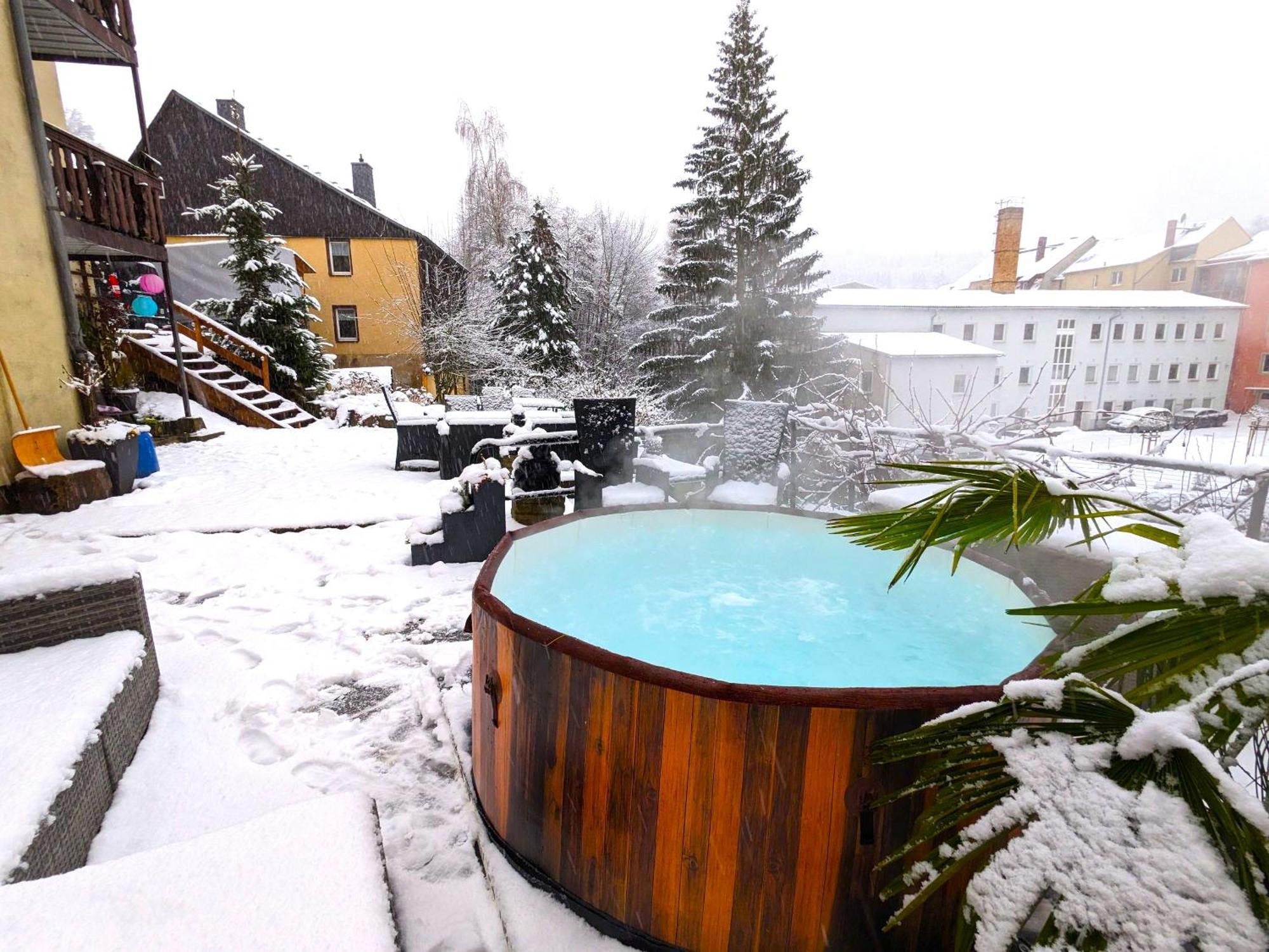 Uo2 - Urlaubsmagie - Garten, Whirlpool, Sauna Apartment Sebnitz Exterior photo
