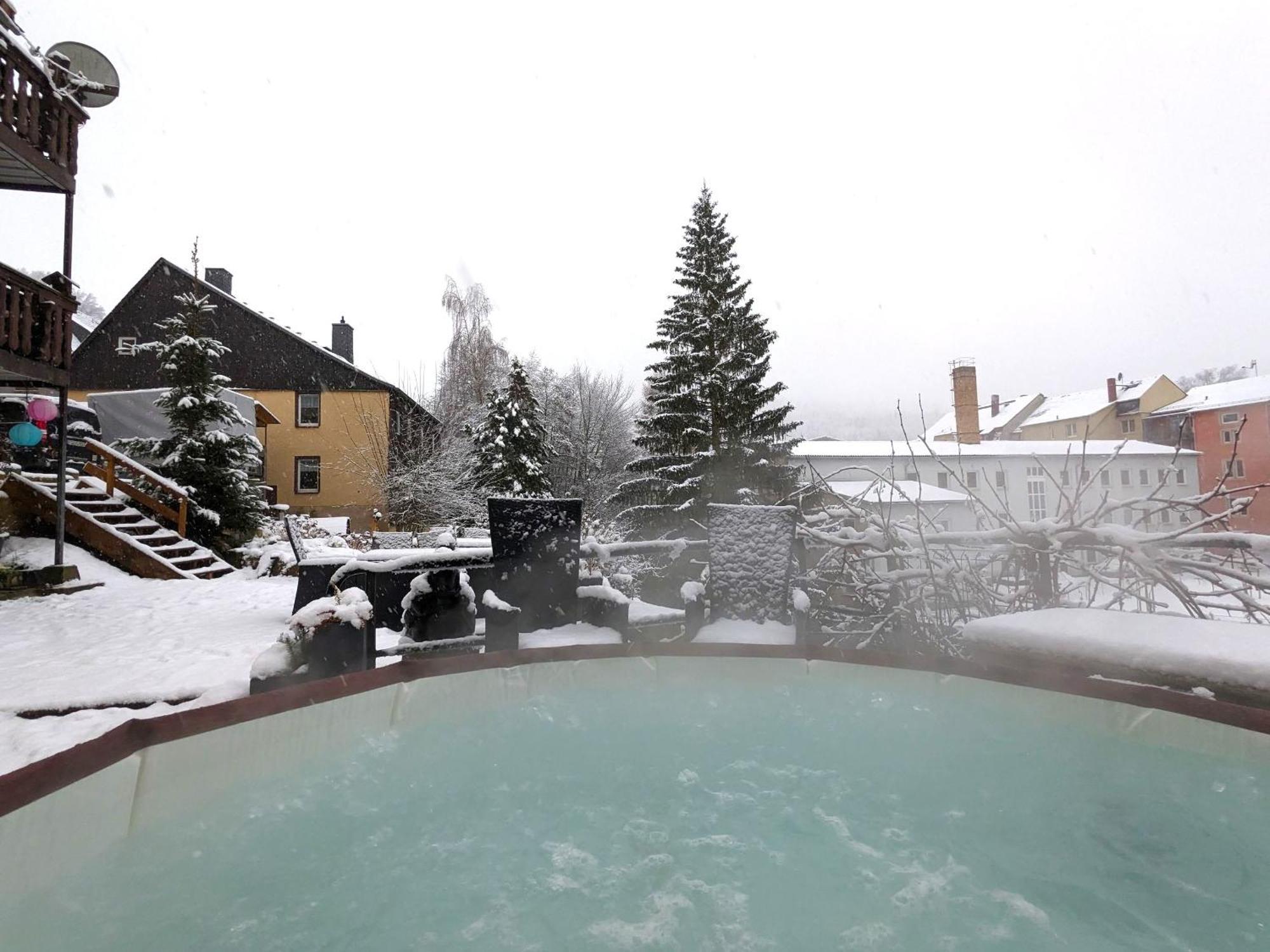 Uo2 - Urlaubsmagie - Garten, Whirlpool, Sauna Apartment Sebnitz Exterior photo