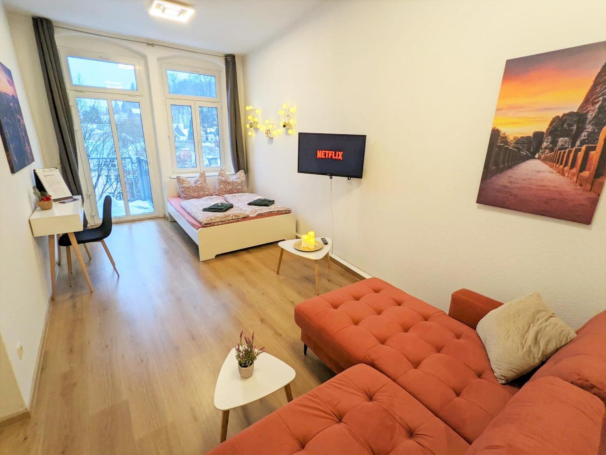 Uo2 - Urlaubsmagie - Garten, Whirlpool, Sauna Apartment Sebnitz Exterior photo